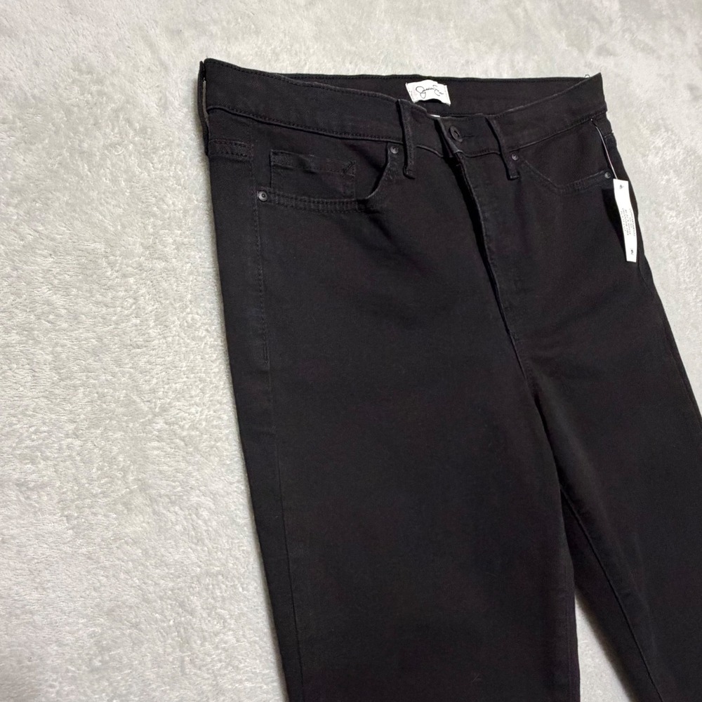 Jessica Simpson Boot Cut Jeans Womens 10/30 Black Rinse High Rise Stretch Denim - Picture 3 of 11